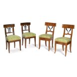 Harlekin-Set von 4 Stühlen