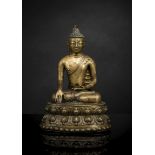 Feine und frühe Bronze des Gautama Buddha