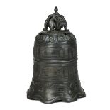 Sehr seltene große Glocke aus Bronze