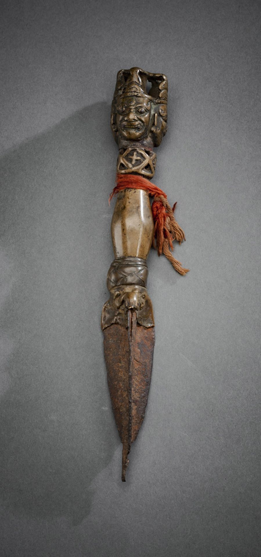 AN EARLY RITUAL DAGGER 'PHUR-BA'