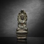 Bronze des Buddha Muchalinda