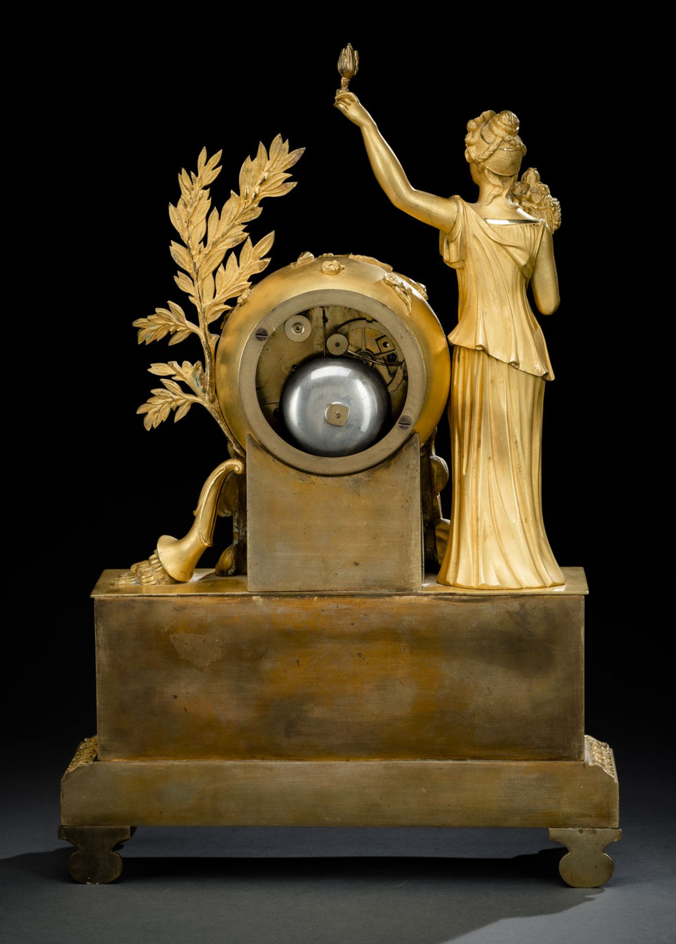 A FRENCH ORMOLU PENDULE DEPICTING DEMETER - Image 2 of 2
