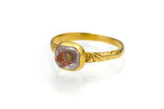 Ring mit Monogramm - Bild 2 aus 2