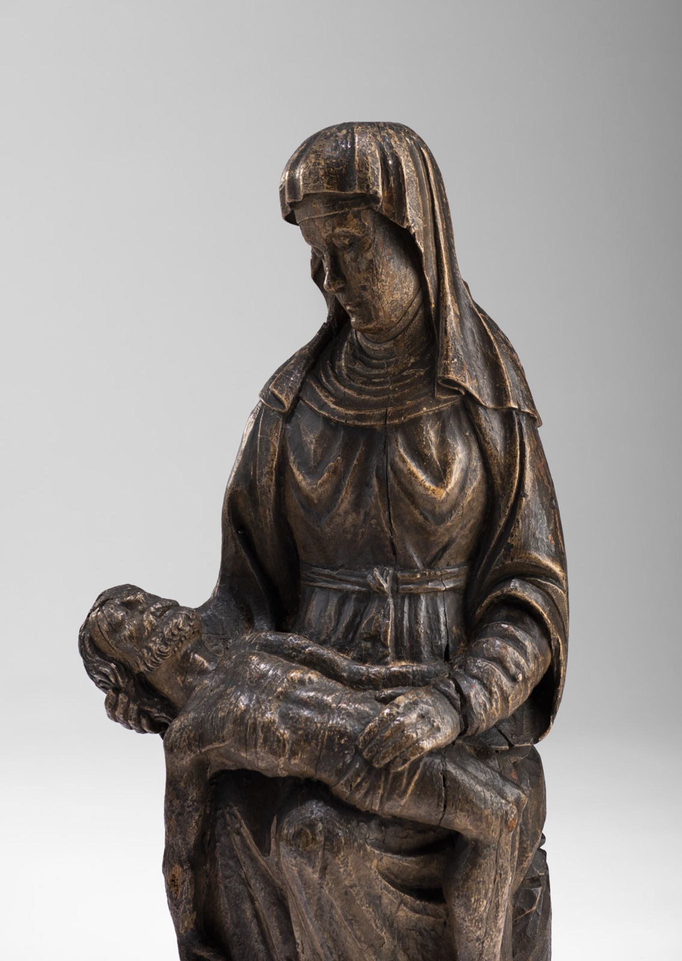 A LATE MEDIEVAL PIETA - Image 2 of 7