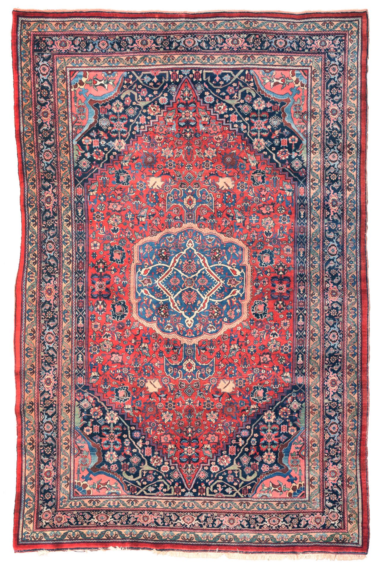 A BIDJAR MEDAILLON CARPET