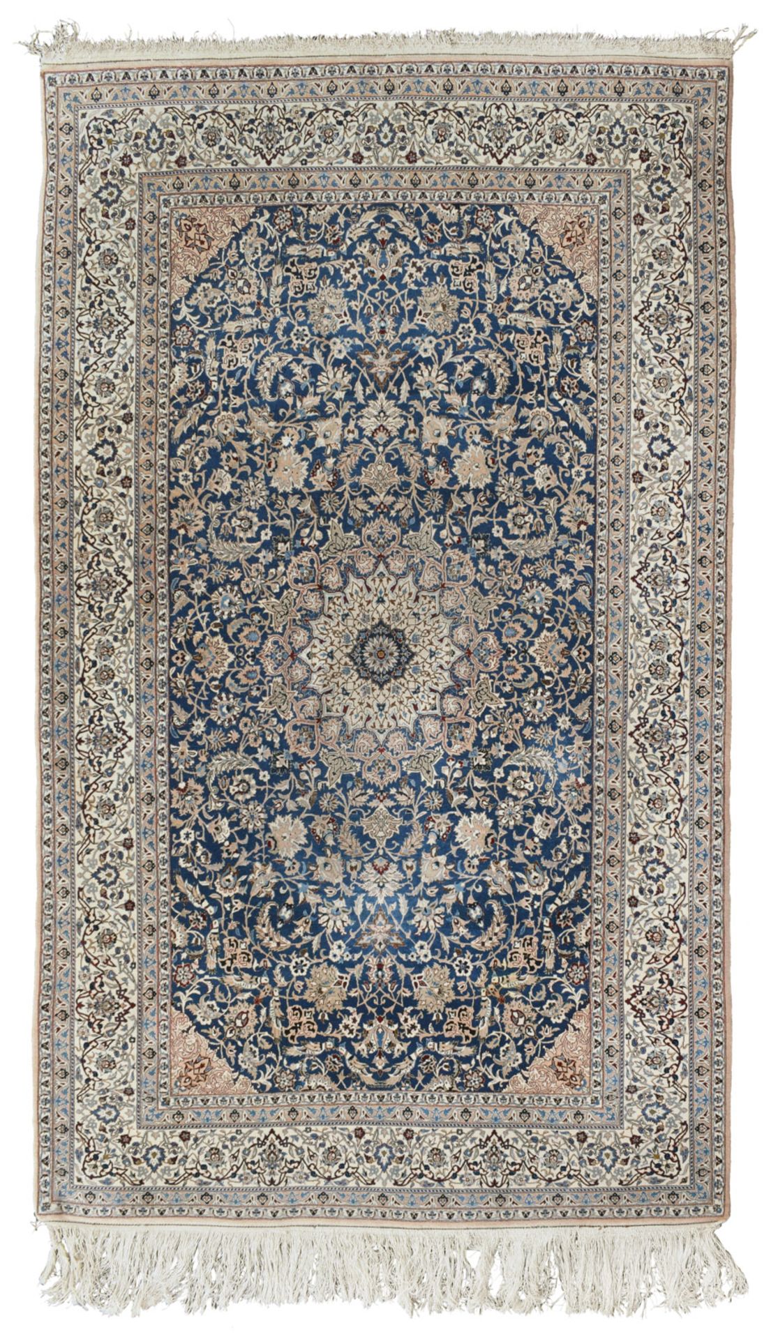 A LARGE NAIN CARPET