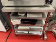 Stainless Steel Multi Shelved Prep Station