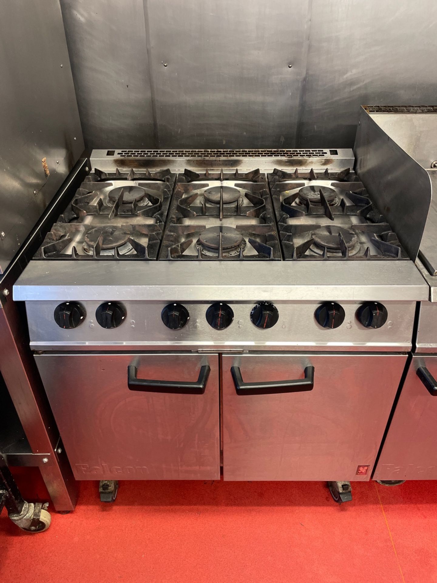 Falcon Dominator 6 Burner Plus Oven Range (GAS)