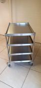 Stainless Steel Heavy Duty Tolley - 4 Tier