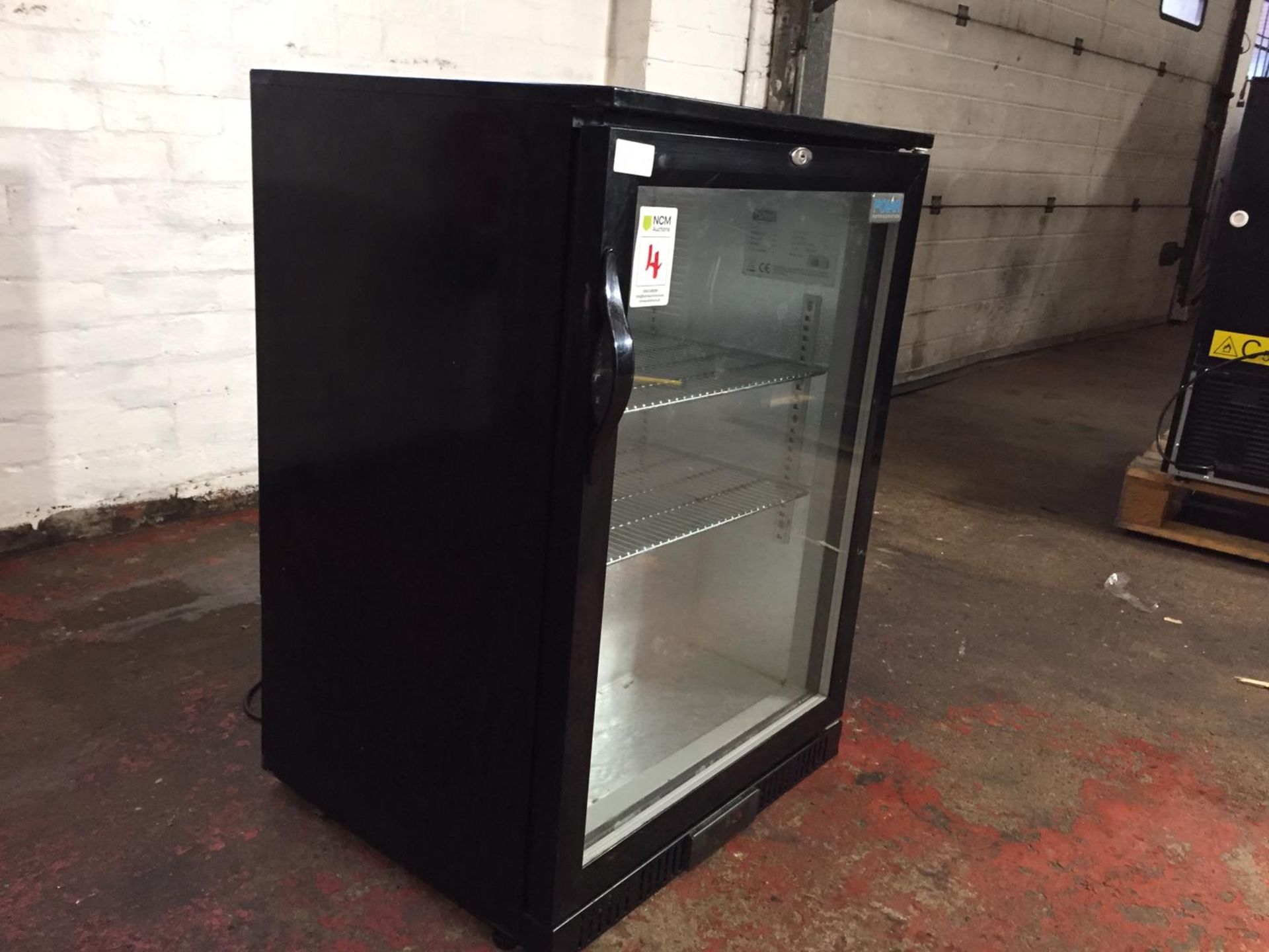 Black Polar Single Door Glass Fronted Fridge - Image 2 of 3