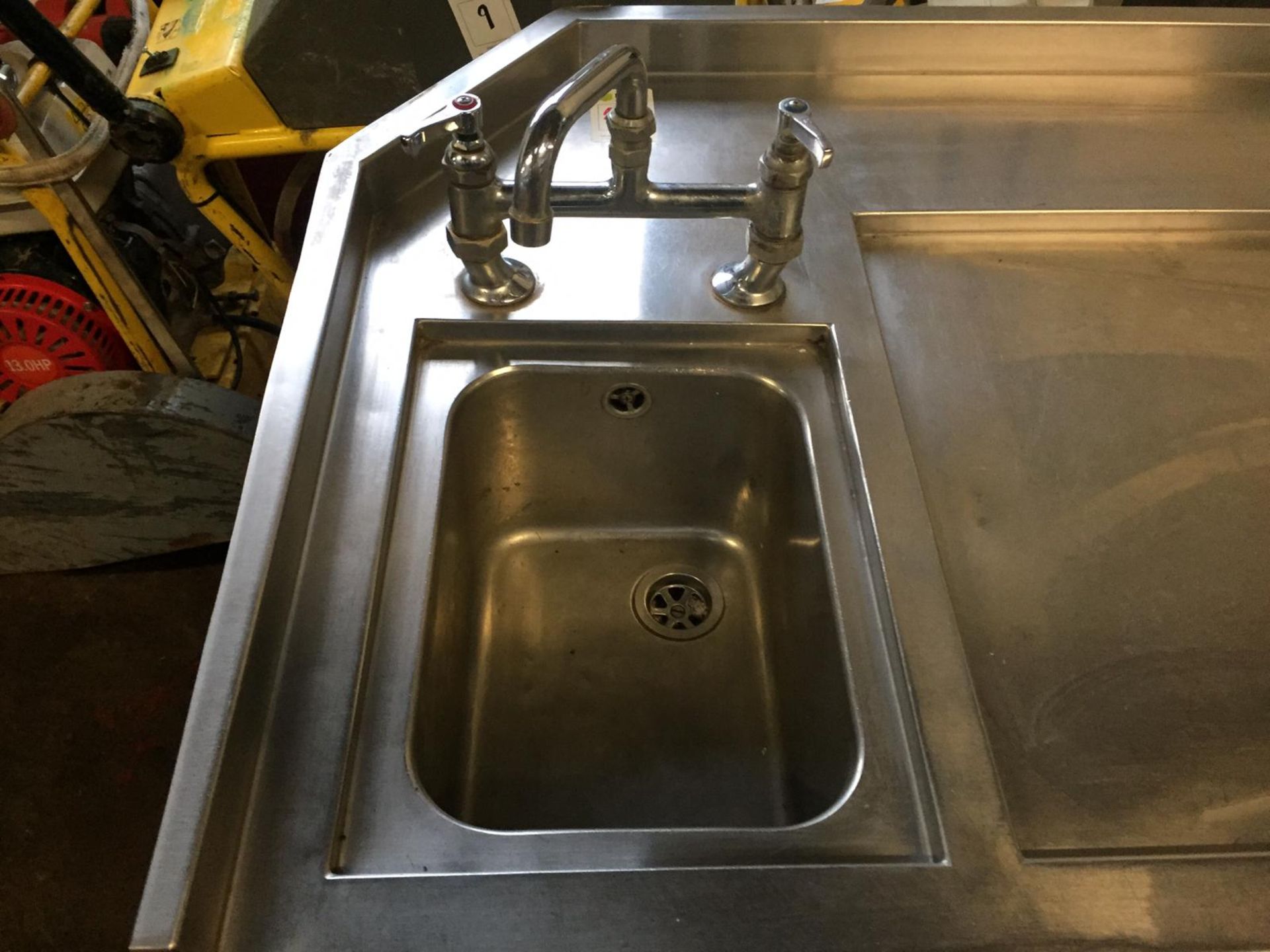Large Stainless Steel Sink Unit - Image 2 of 7