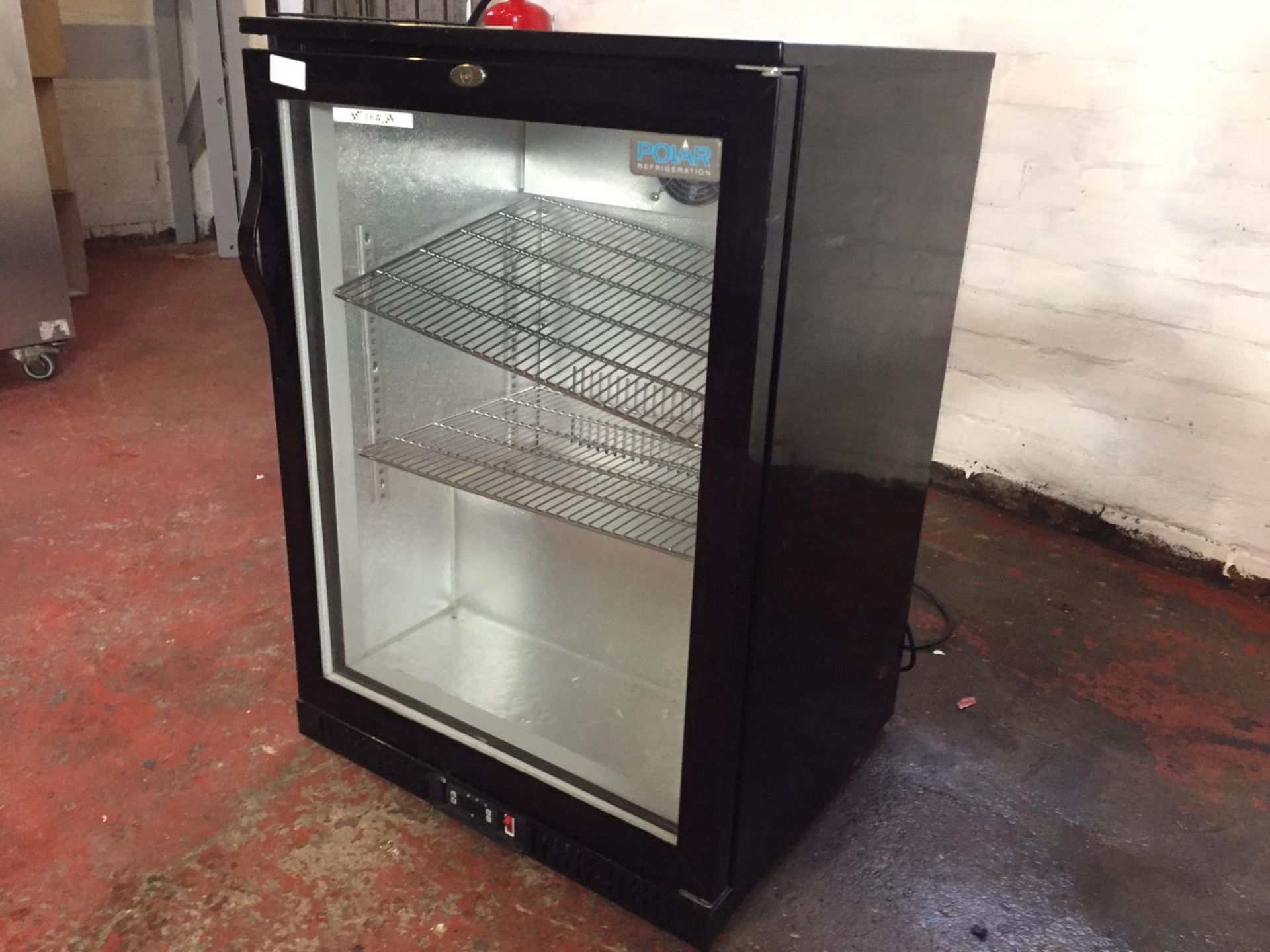 Black Polar Single Door Glass Fronted Fridge - Image 2 of 3