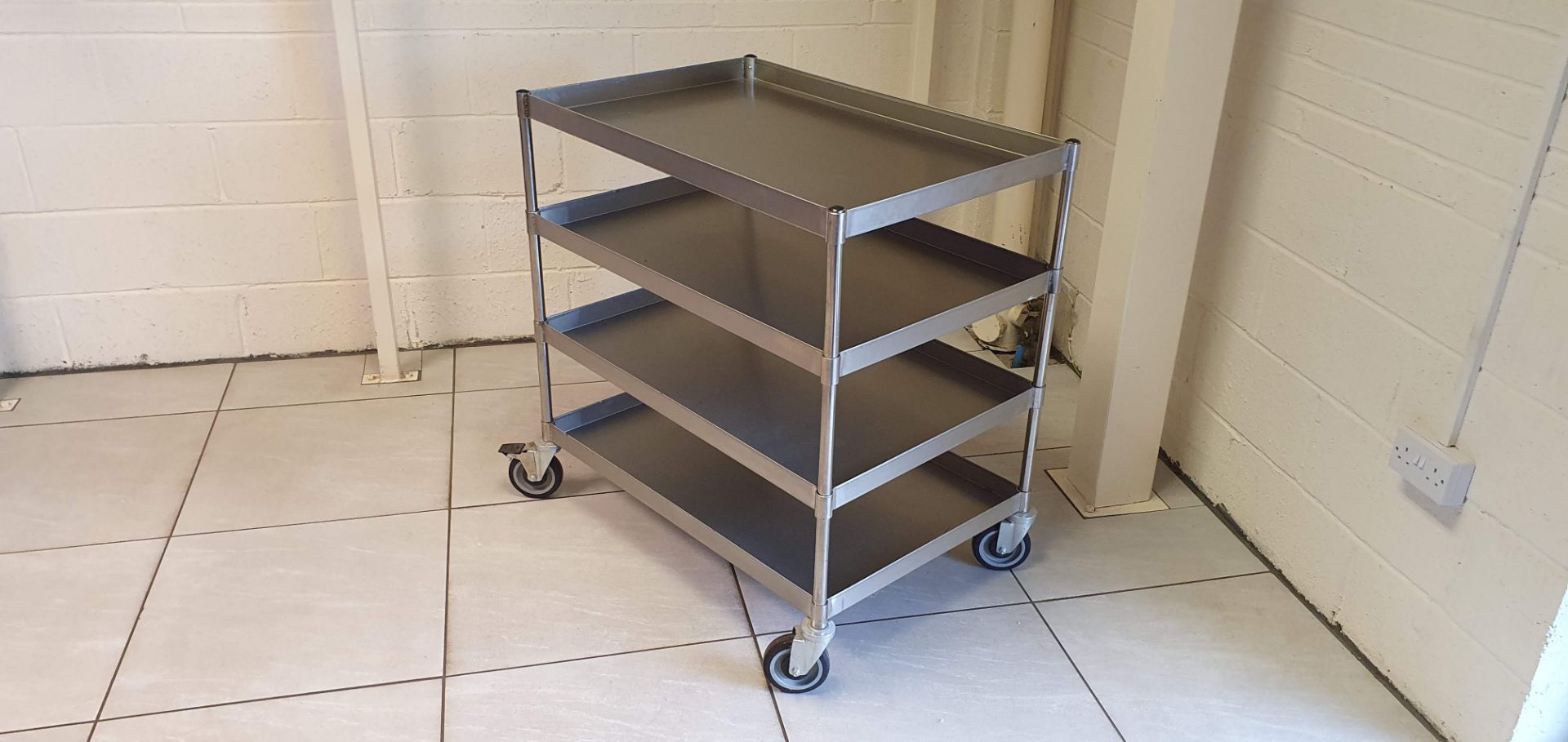 Stainless Steel Heavy Duty Tolley - 4 Tier - Image 2 of 3