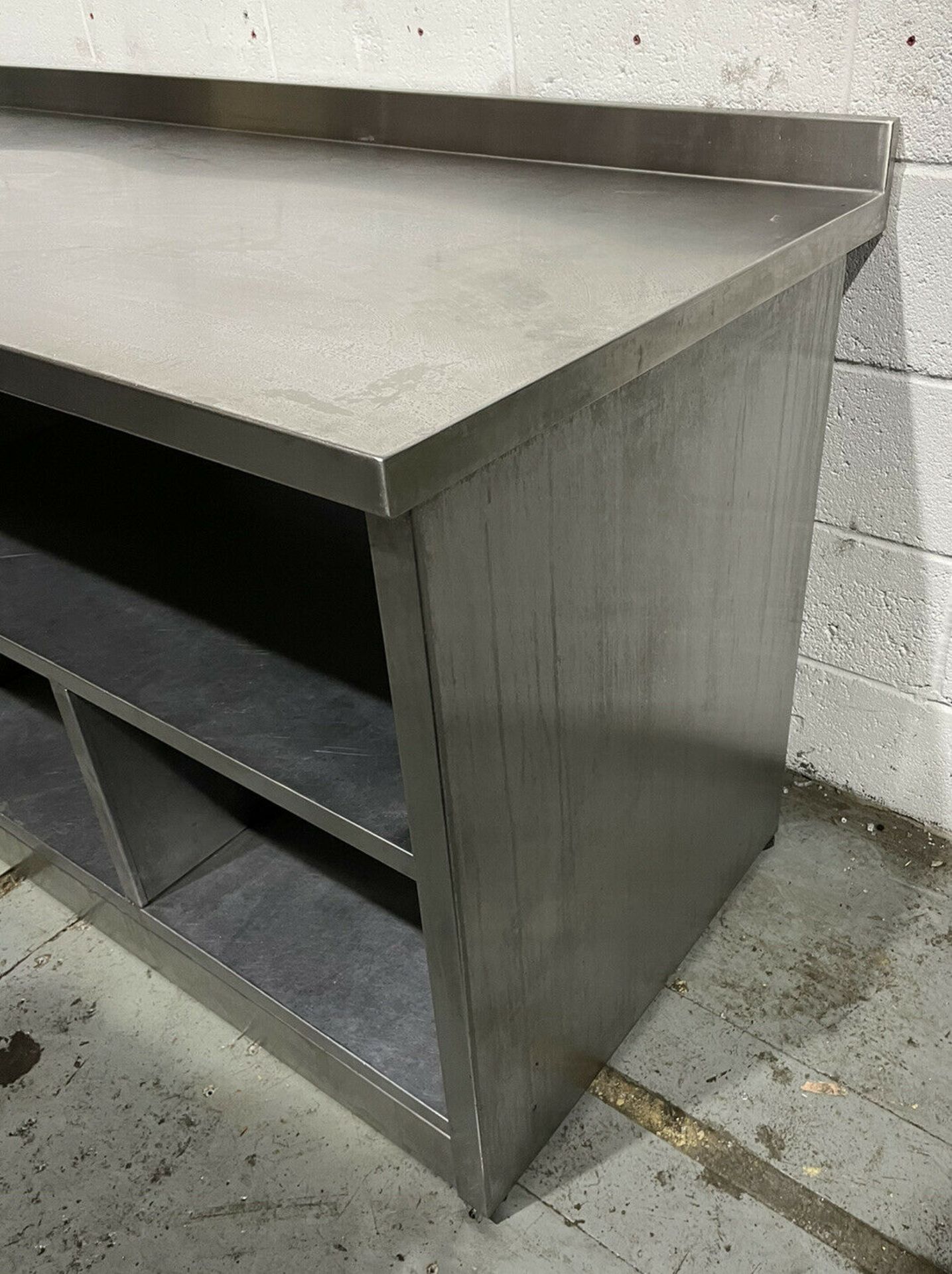 Stainless Steel Preperation Unit with Shelves - Image 6 of 6