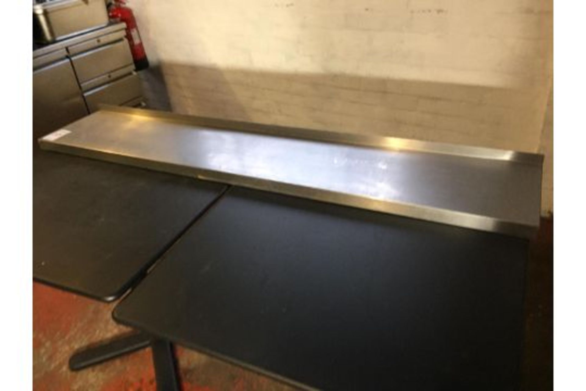 Stainless steel shelf - Image 2 of 3