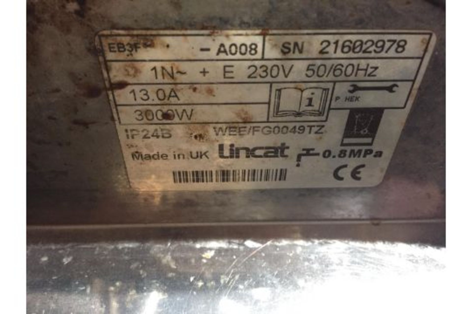 Lincat hot water boiler - Image 5 of 5