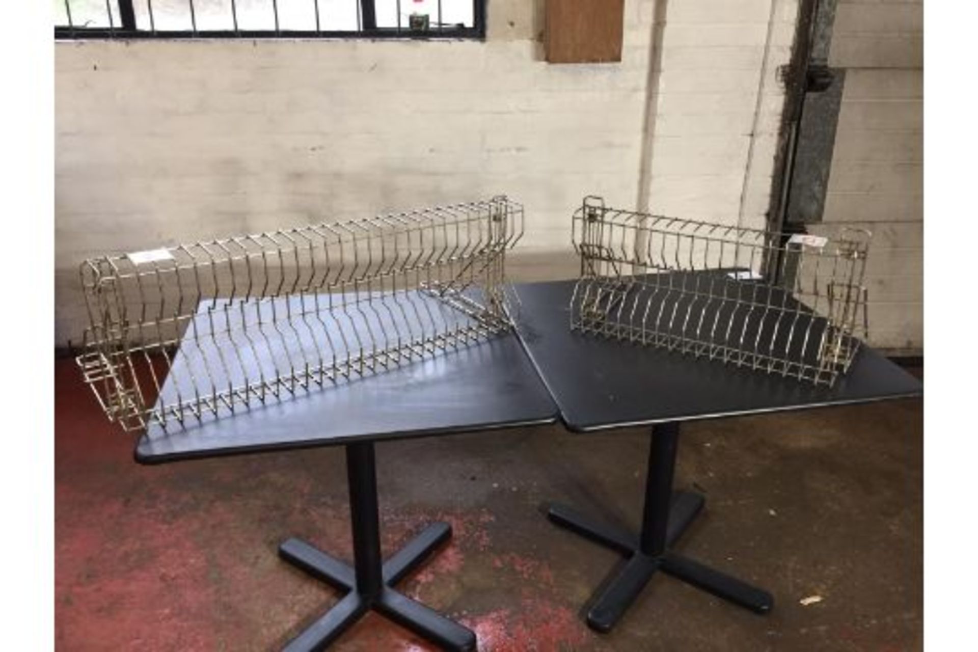 Stainless steel plate racks