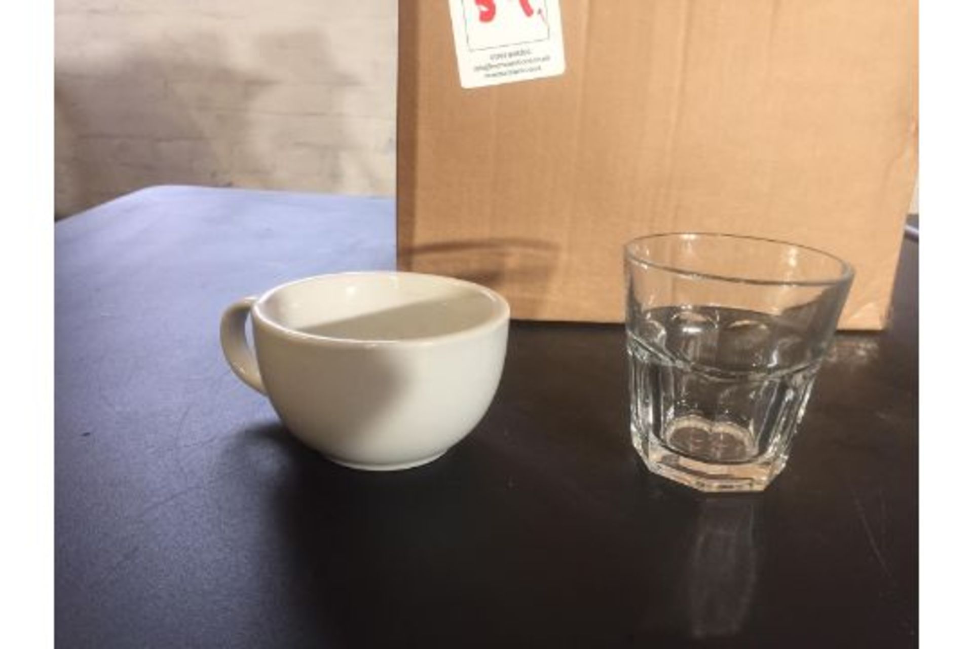 Water glasses and coffee cups - Image 2 of 3