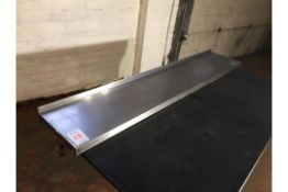 Stainless steel shelf