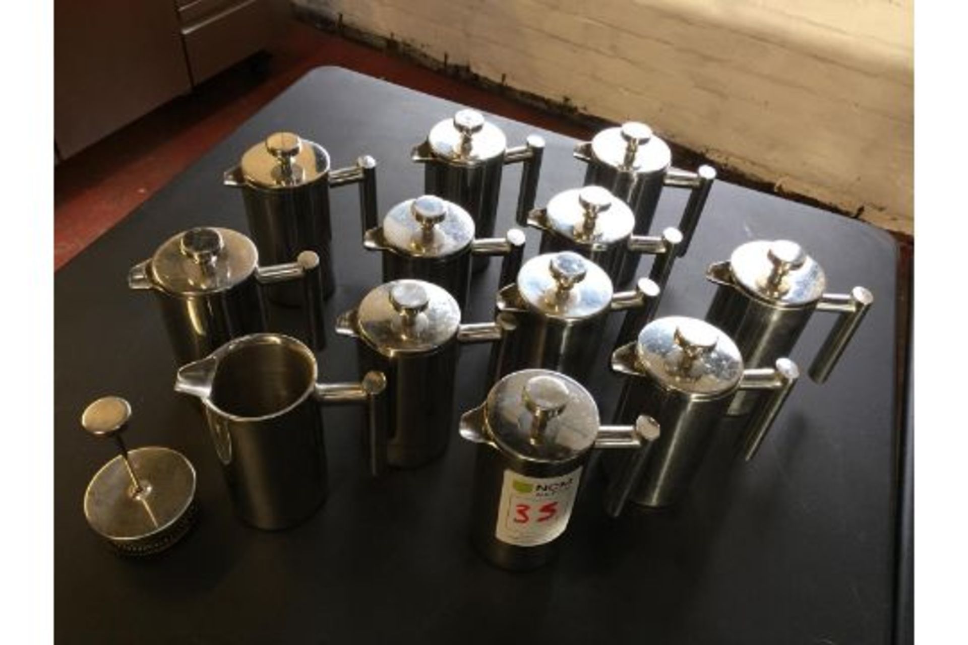 Stainless steel coffee pots - Image 3 of 4