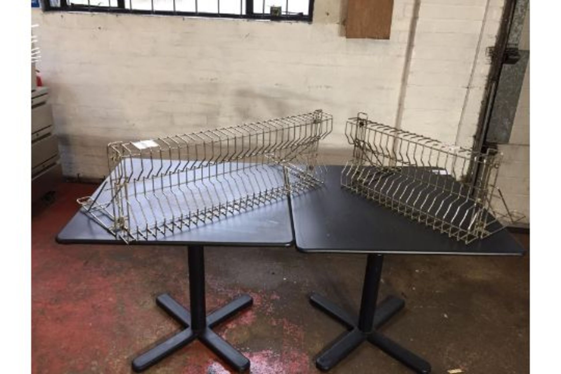 Stainless steel plate racks