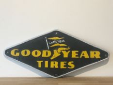 Cast Iron Good Year Tyres Sign
