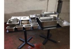 Stainless steel containers