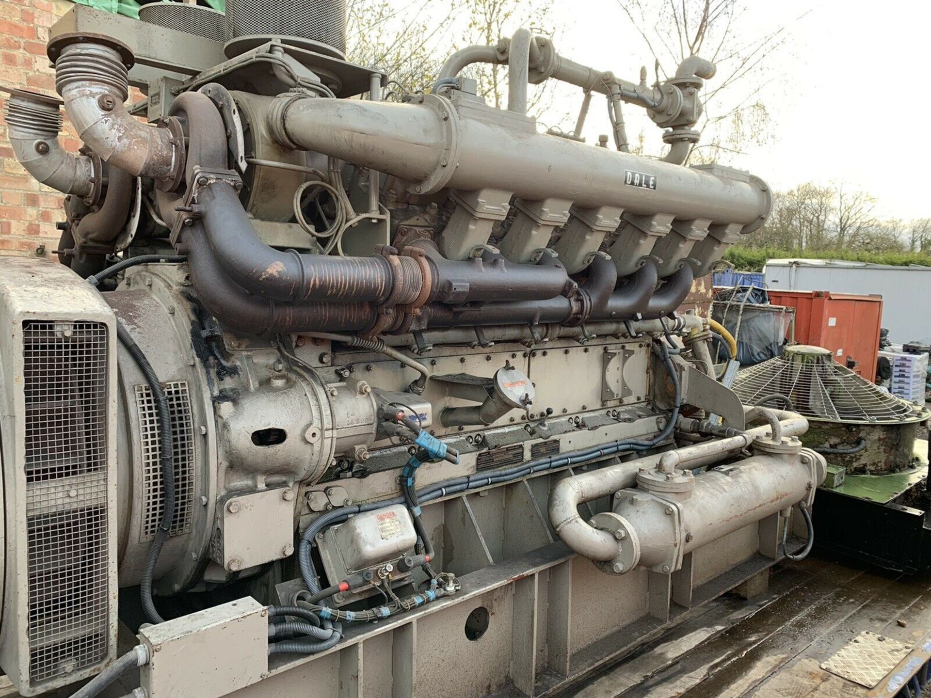 750 KVA Dale Generator Paxman V12 Engine - Image 5 of 9