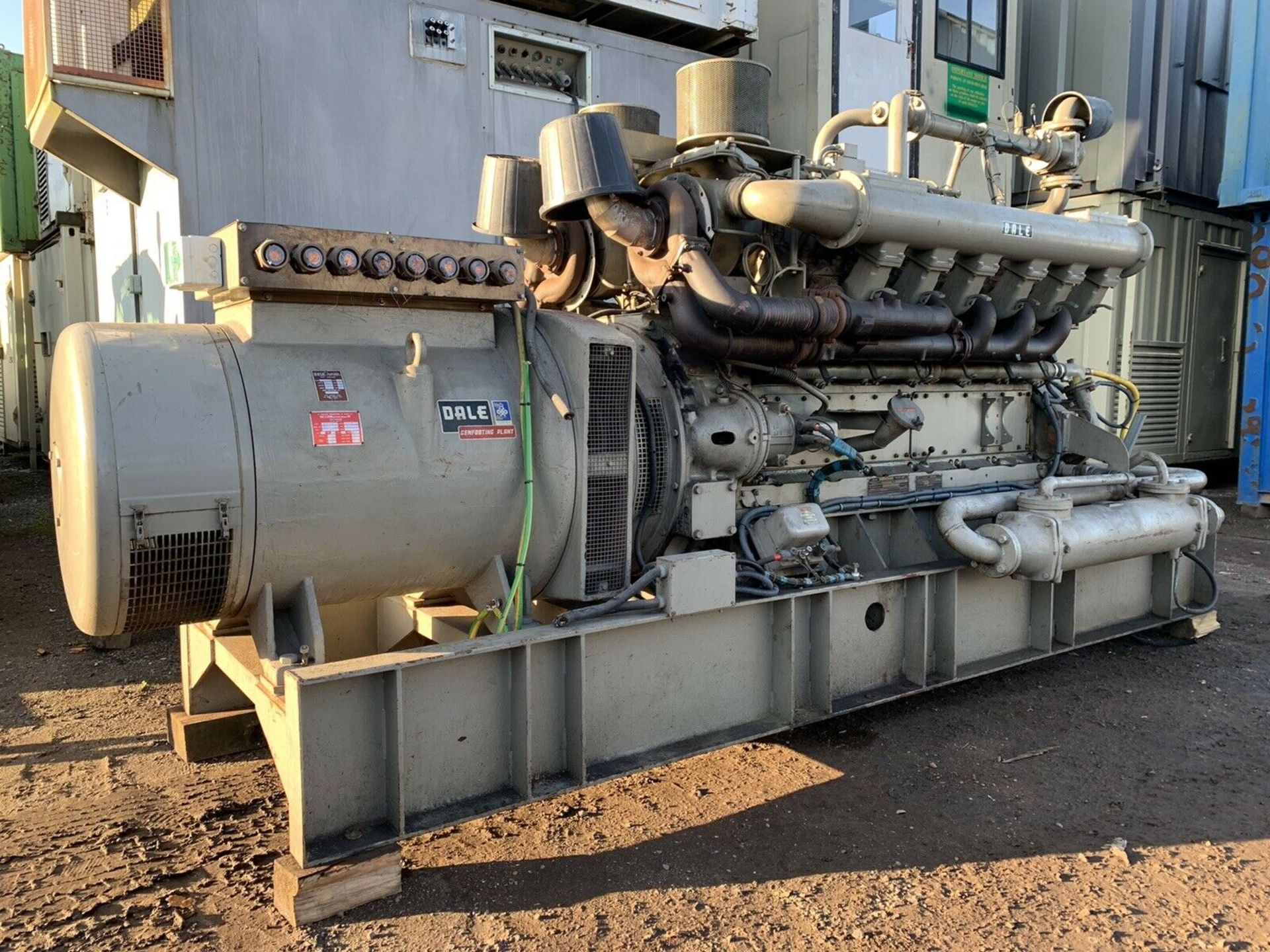 750 KVA Dale Generator Paxman V12 Engine - Image 4 of 9