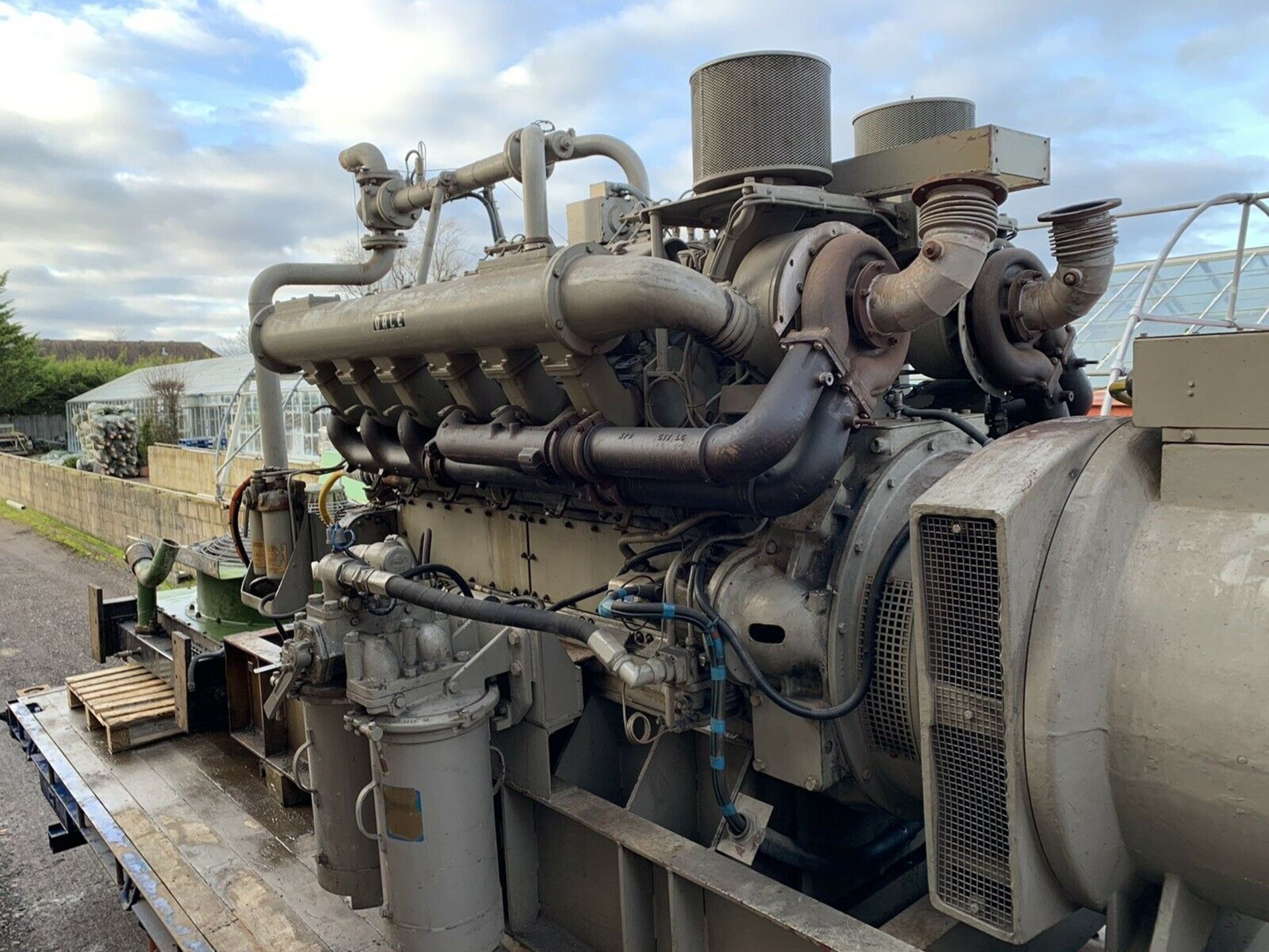 750 KVA Dale Generator Paxman V12 Engine
