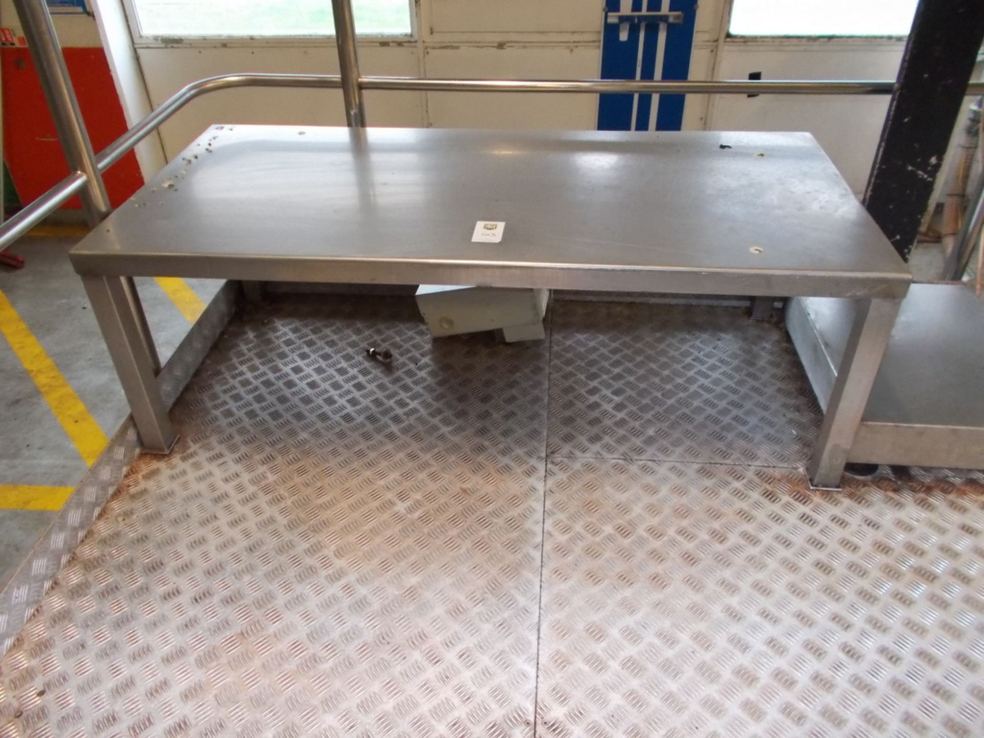 Stainless steel bench