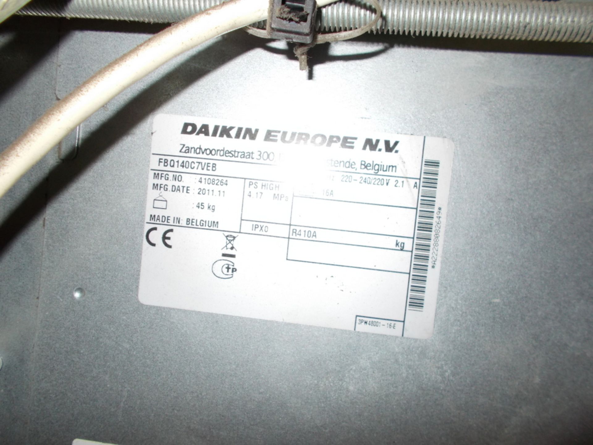 Daikin air conditioning unit - Image 3 of 3