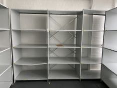 Metal Shelving unit 12 Shelves