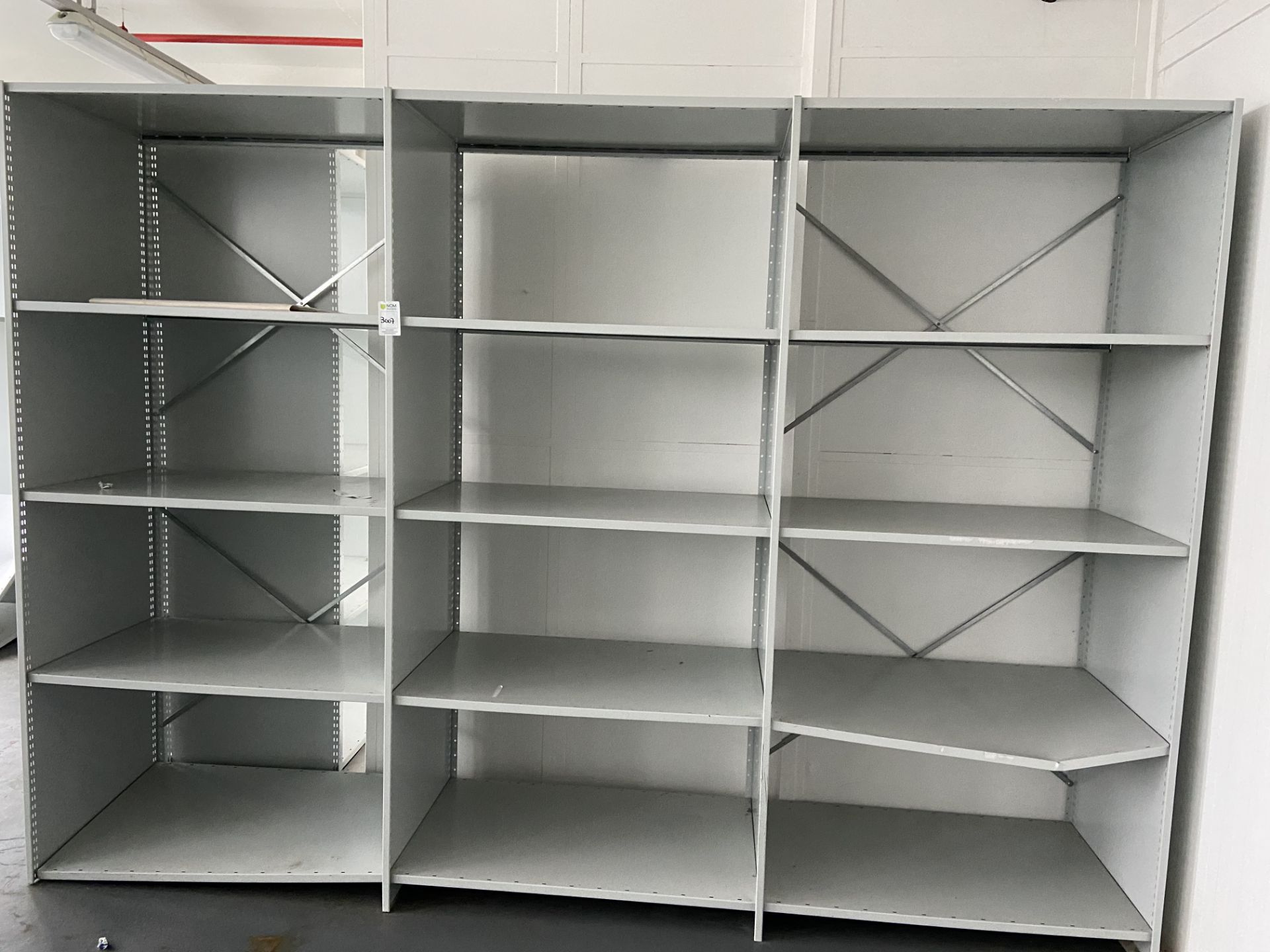 Metal Shelving unit 12 Shelves - Image 2 of 6