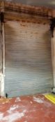 Roller shutter door