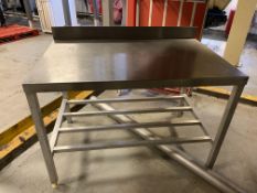 Stainless Steel Preparation Table