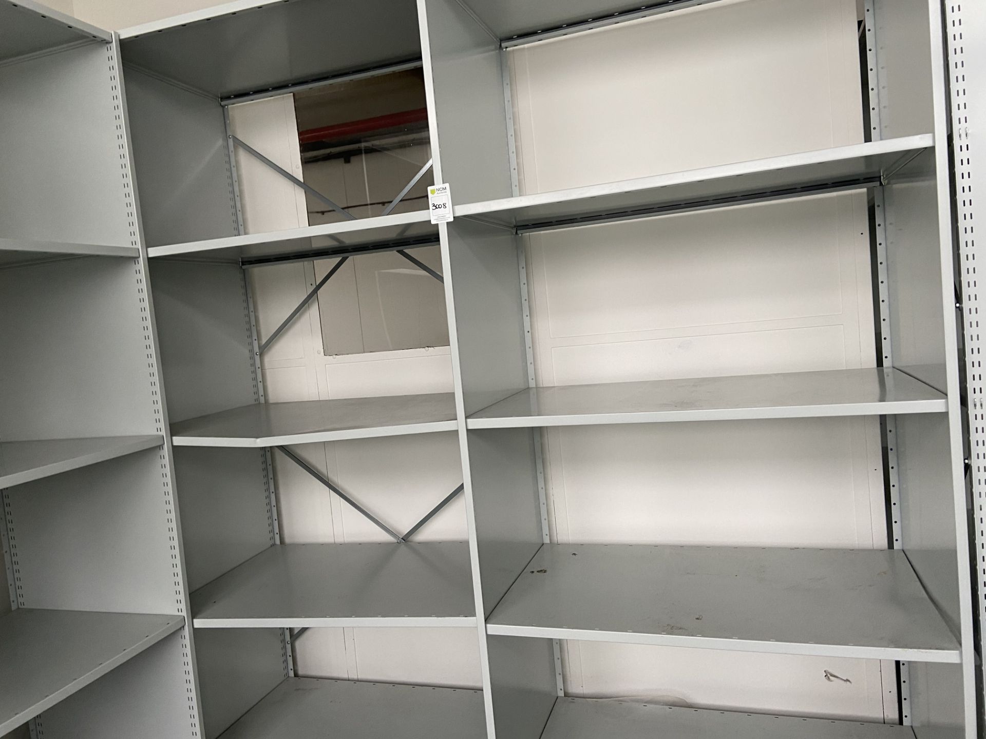 Metal Shelving unit 8 Shelves - Image 2 of 2