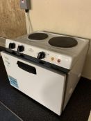 Belling grill and double hot plate
