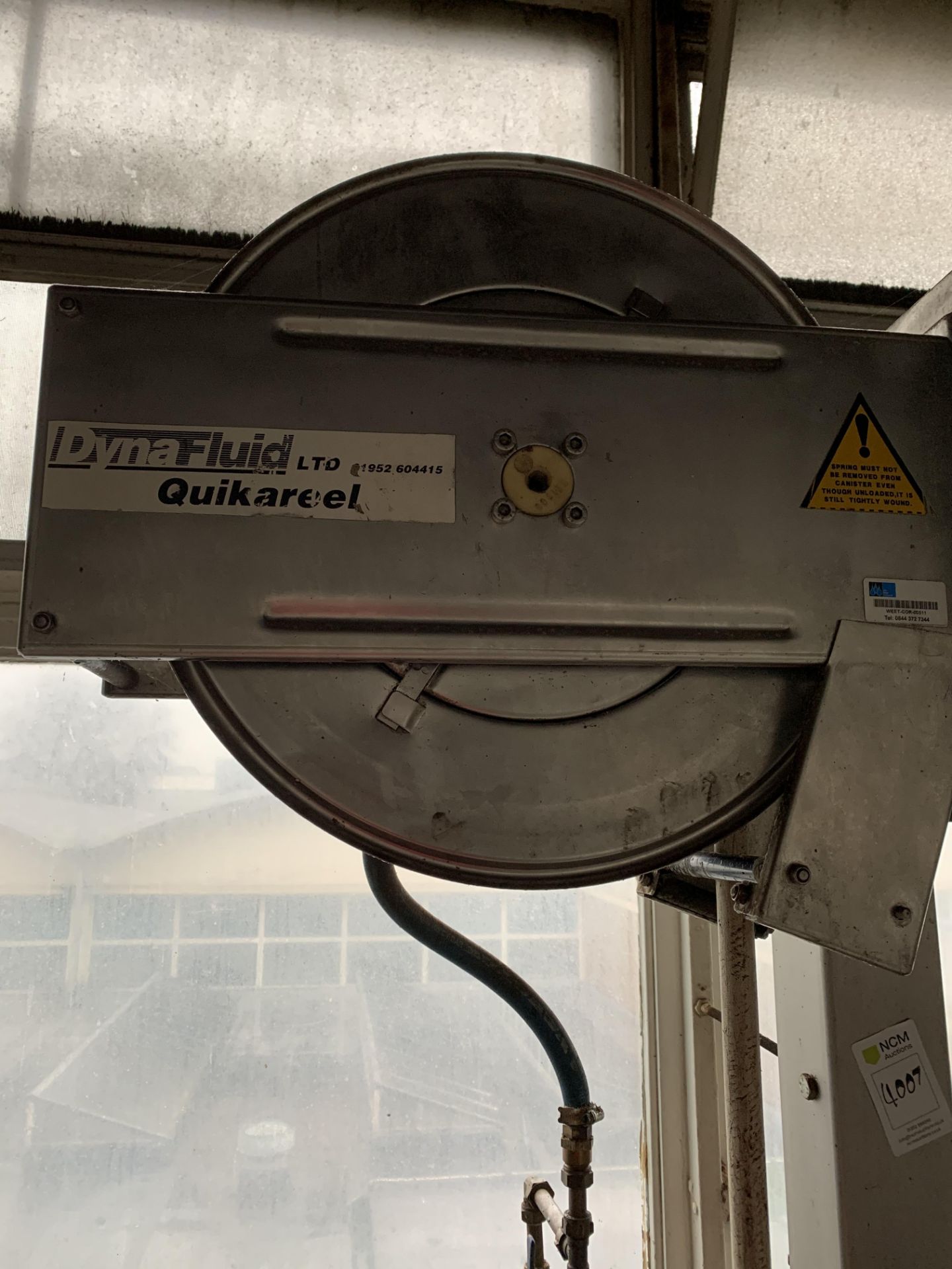 Dynafluid Quikreel and Nederman Water Hose Reel 88 - Image 3 of 6