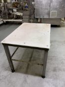 High Metal pallet table