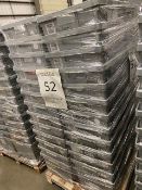 Pallet of 52 Grey Totes