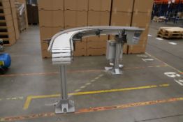 FlexLink X180 Curved Conveyor with Mitsubishi D700 Motor