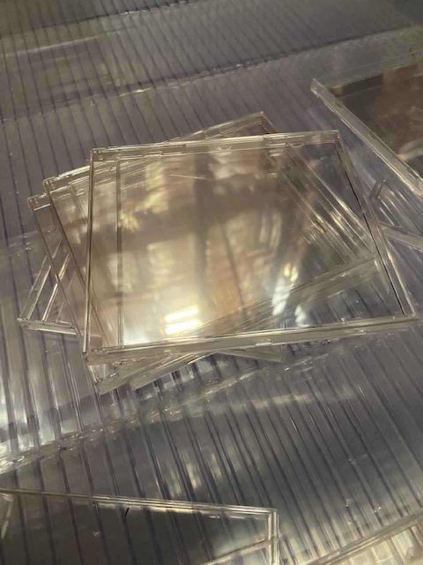 Pallet of Single CD Cover Cases Clear
