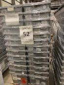 Pallet of 52 Grey Totes