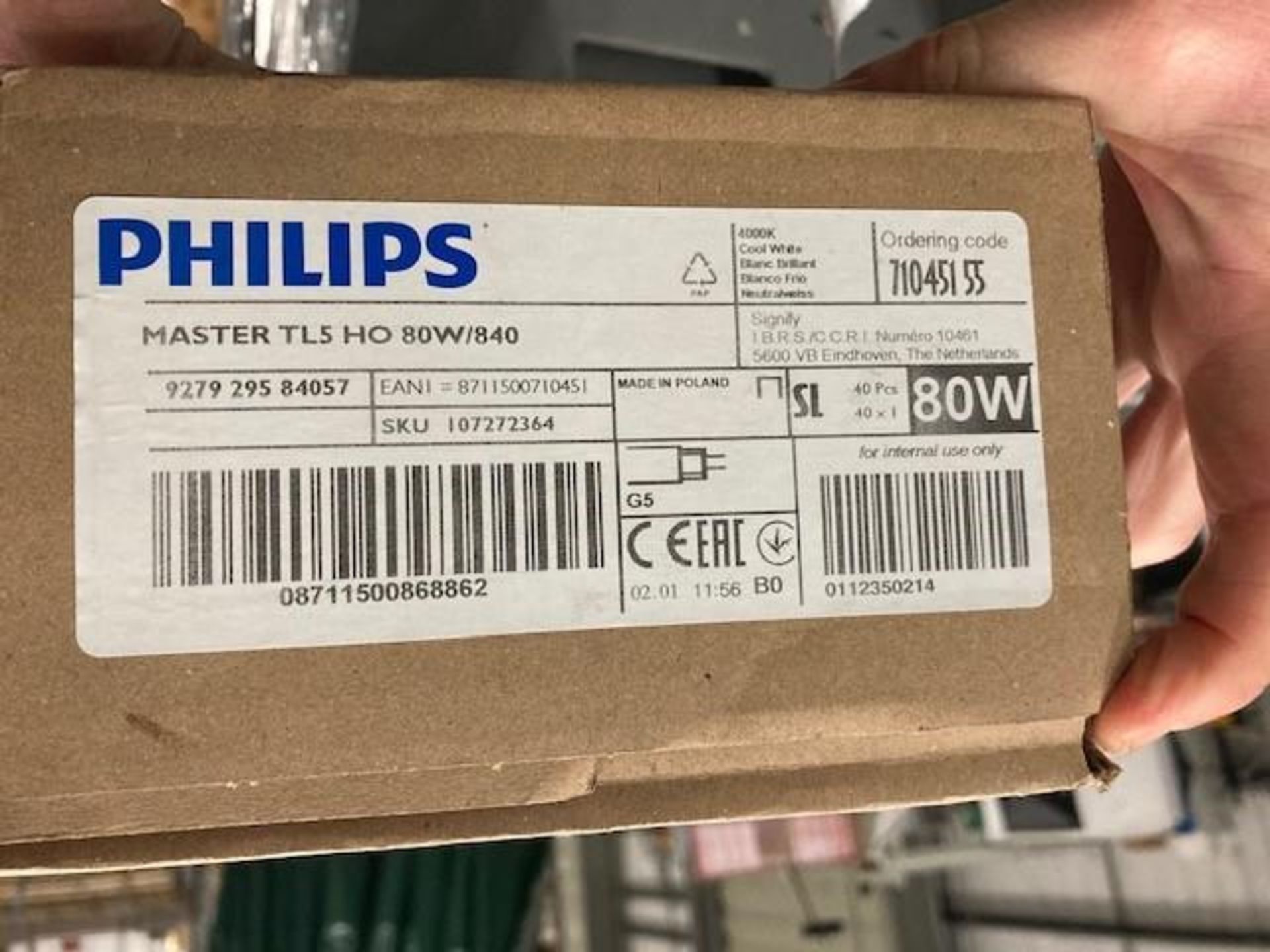 Box of Philips Flourescent Tube Lights