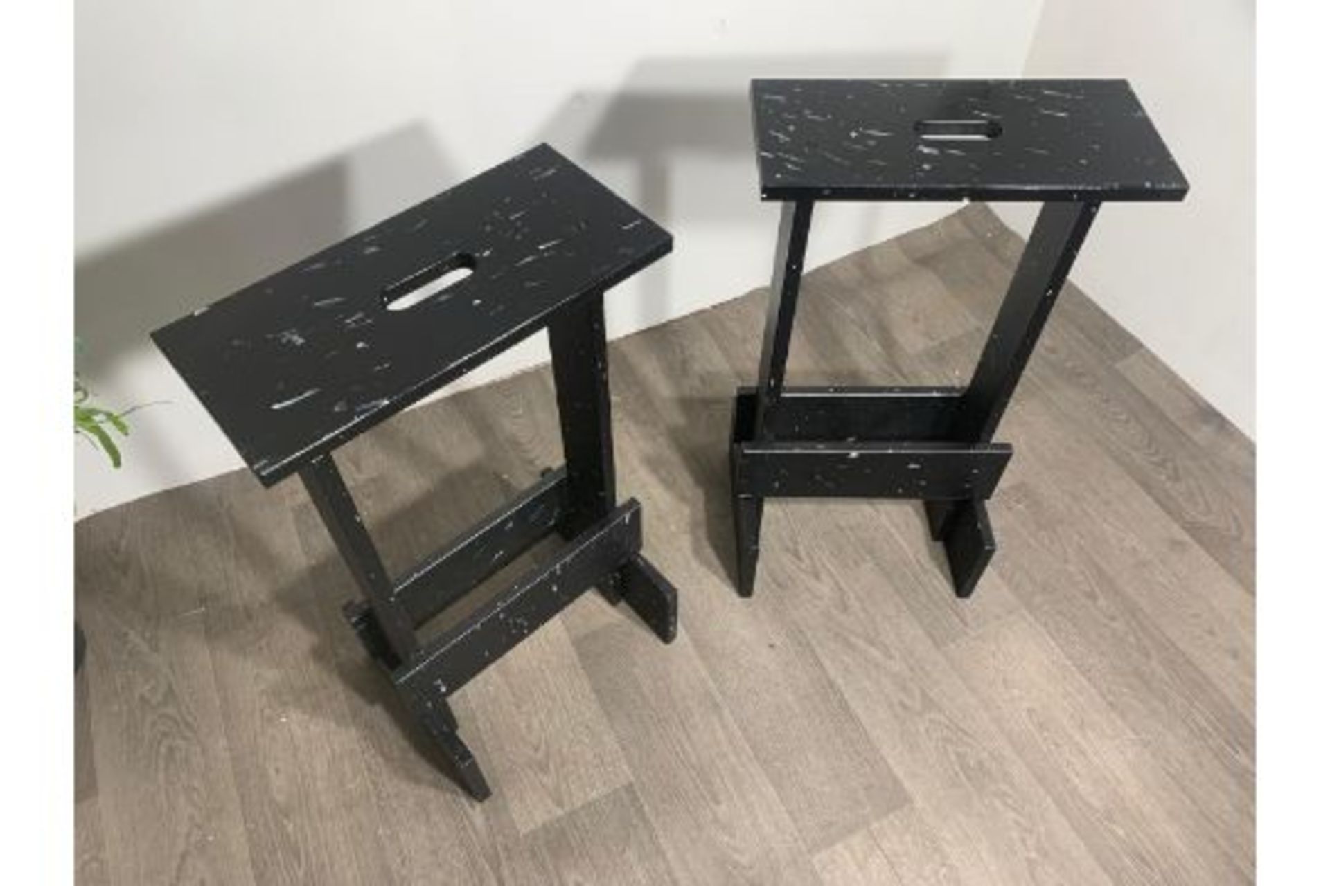 Barstools x2 - Image 2 of 3