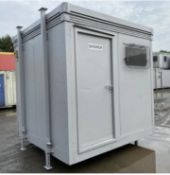 8ft 2 bay shower block