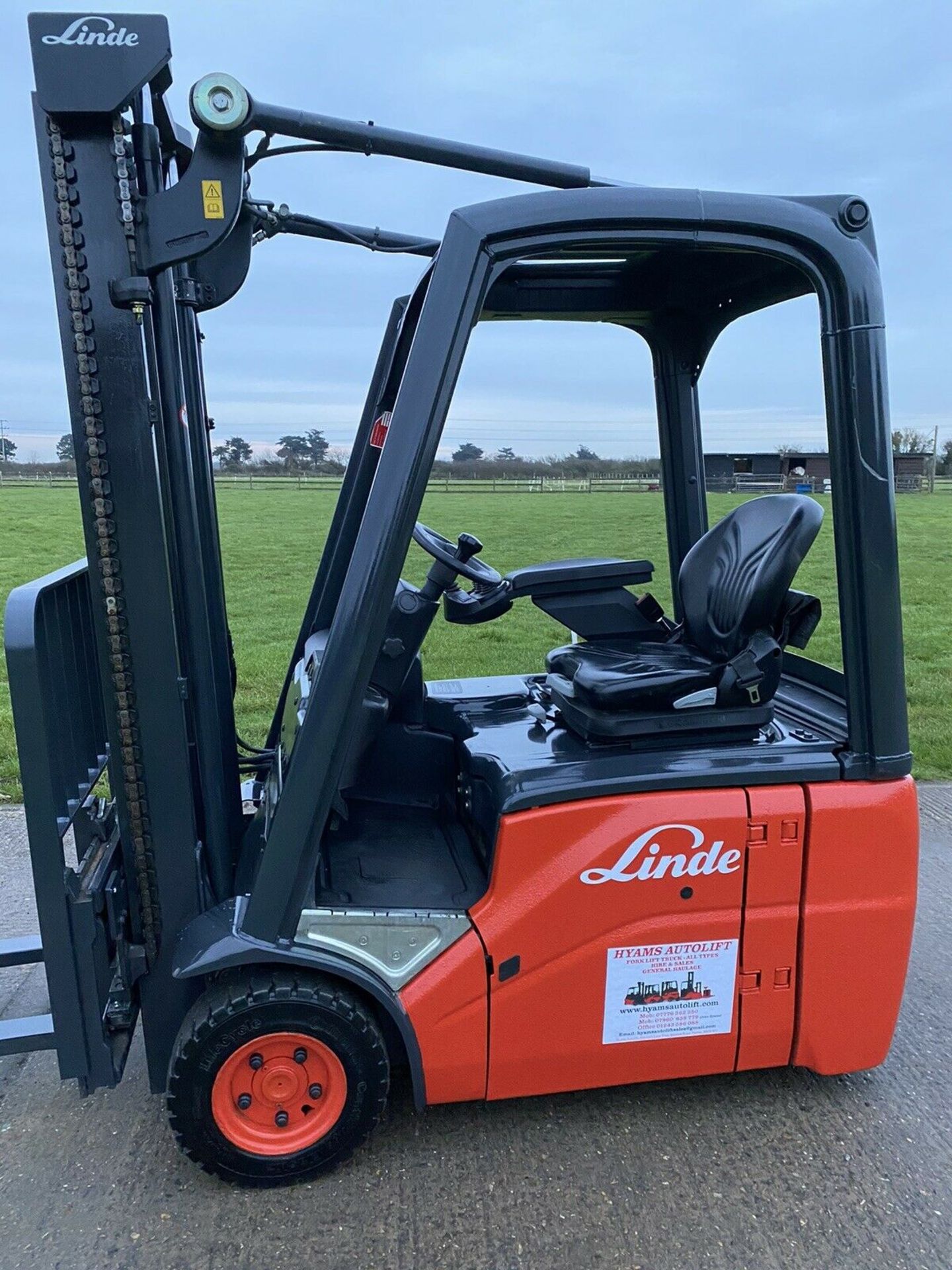 Linde forklift truck. 1.6 tonne lift. - Image 6 of 7