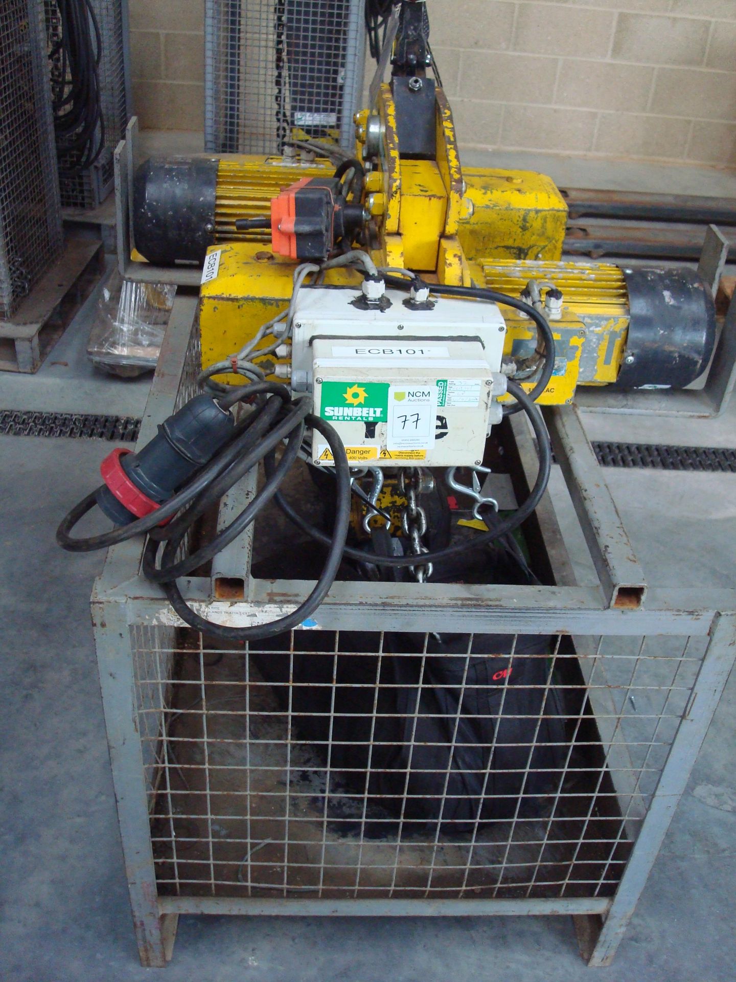 Electric chain block 10t swl 6m - Image 2 of 4