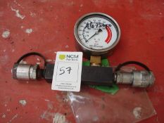 Pressure gauge 10,000 psi